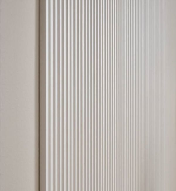 NOWE Lamele białe S drobne MDF 16x280cm długie agt listwy ozdobne