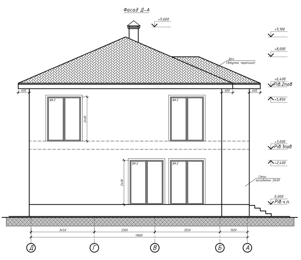 Проект дома на 180 м2 в формате pdf 5000грн