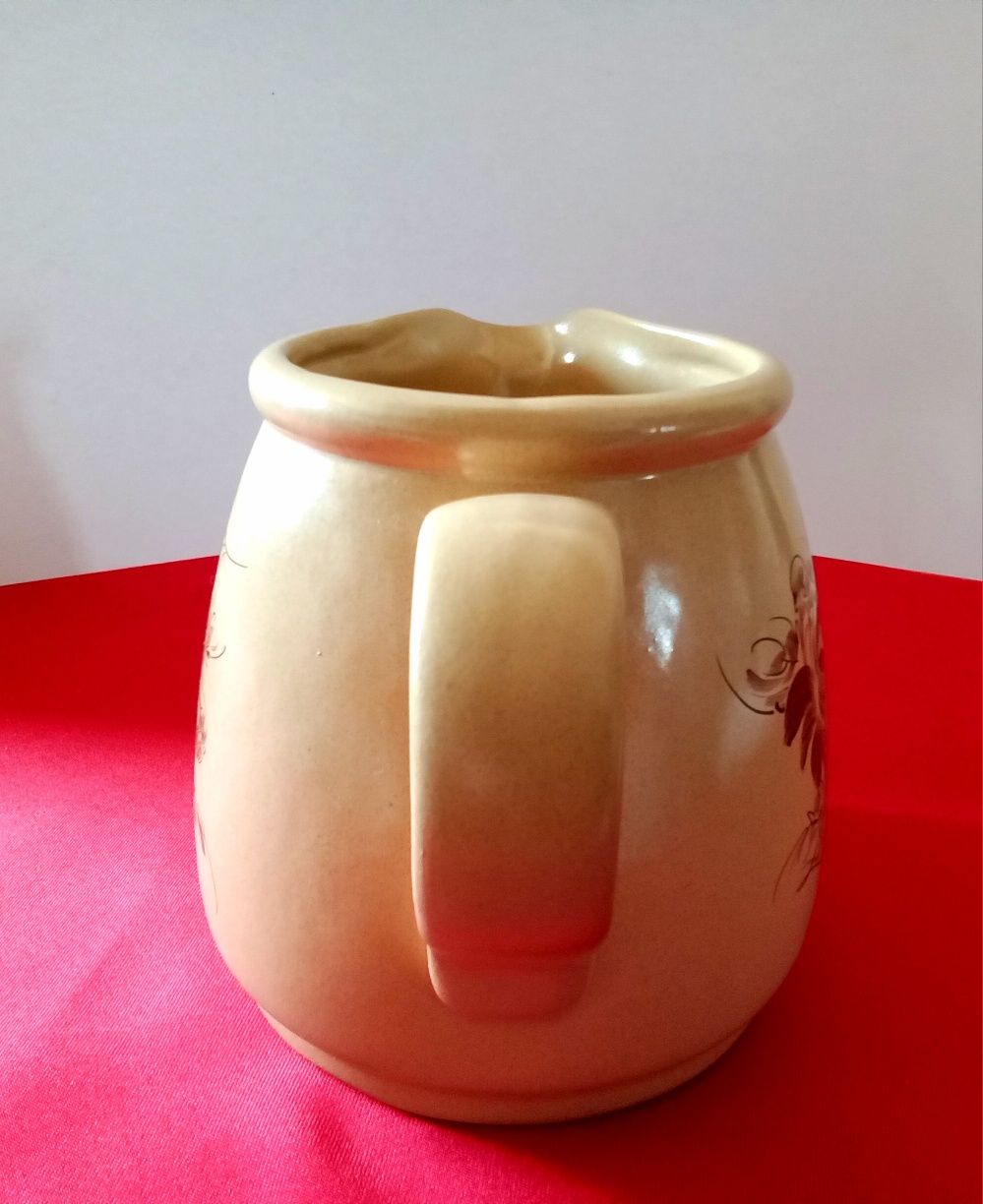 Dzbanek ceramiczny ręcznie malowany