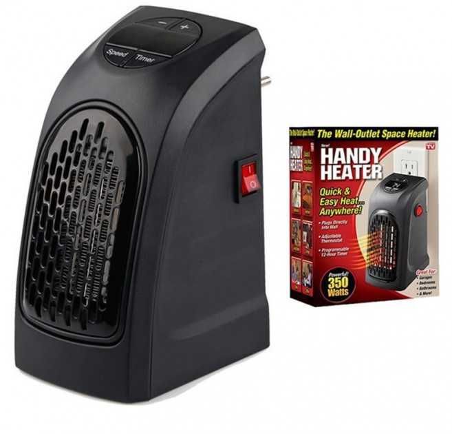 АКЦИЯ  -72% Портативный мини обогреватель 400Вт Handy Heater