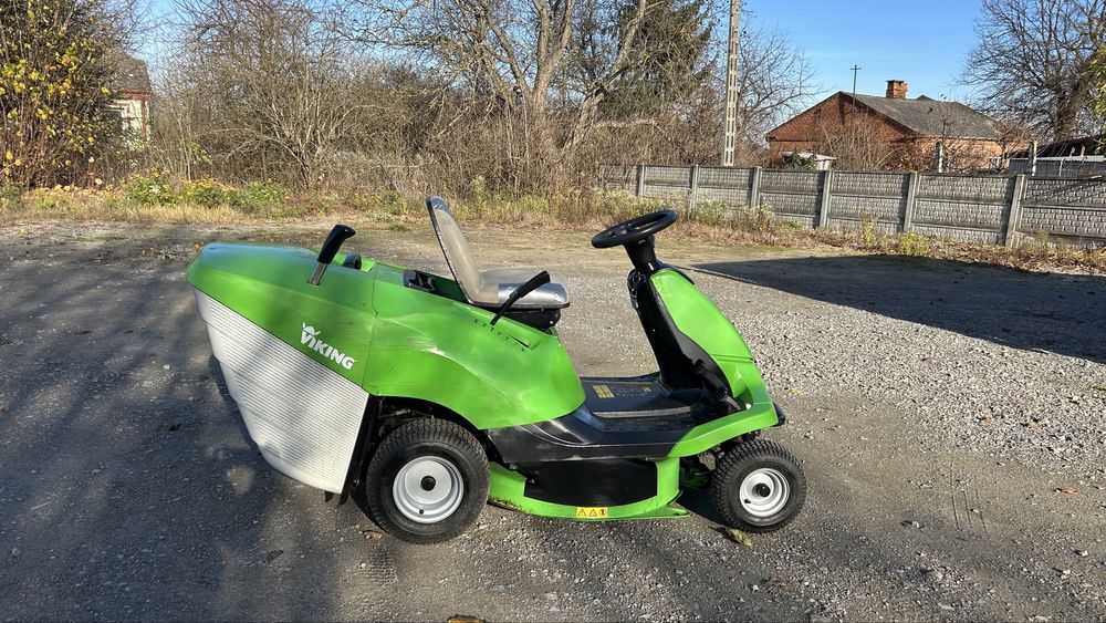 Kosiarka traktorek z koszem