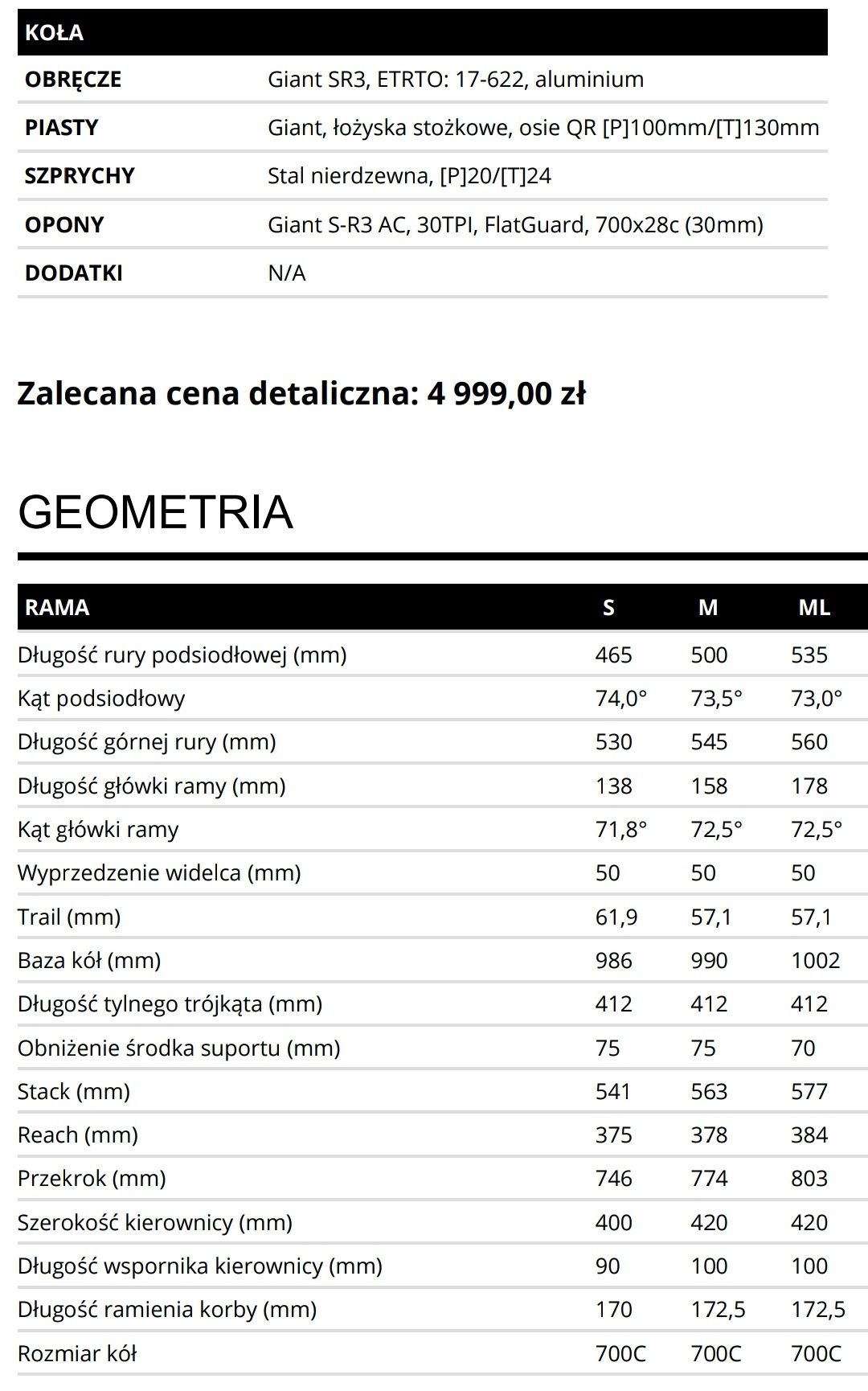 GIANT CONTEND rozmiar M (dla wzrostu 172-180cm)