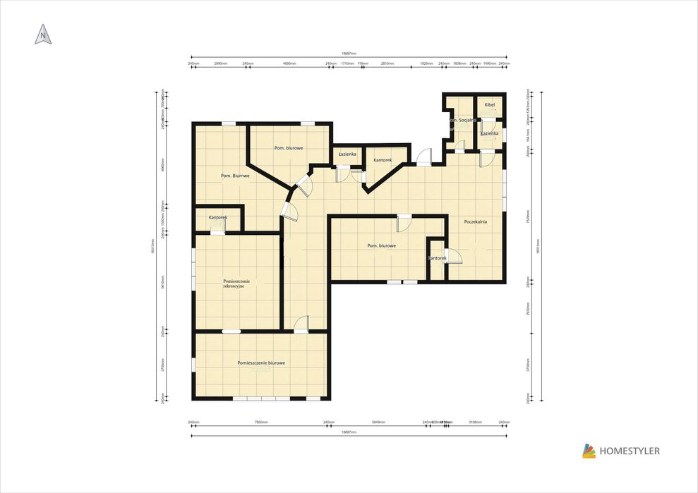 Wynajmę lokal Biurowy Powstańców Warszawskich +2
