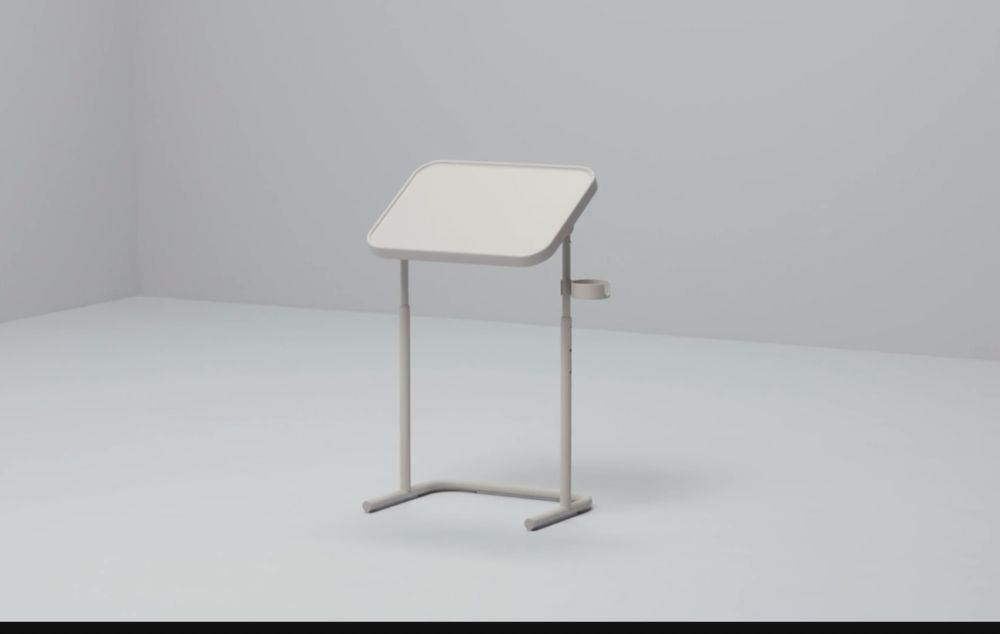 Stolik pod laptopa BJÖRKÅSEN – beżowy
