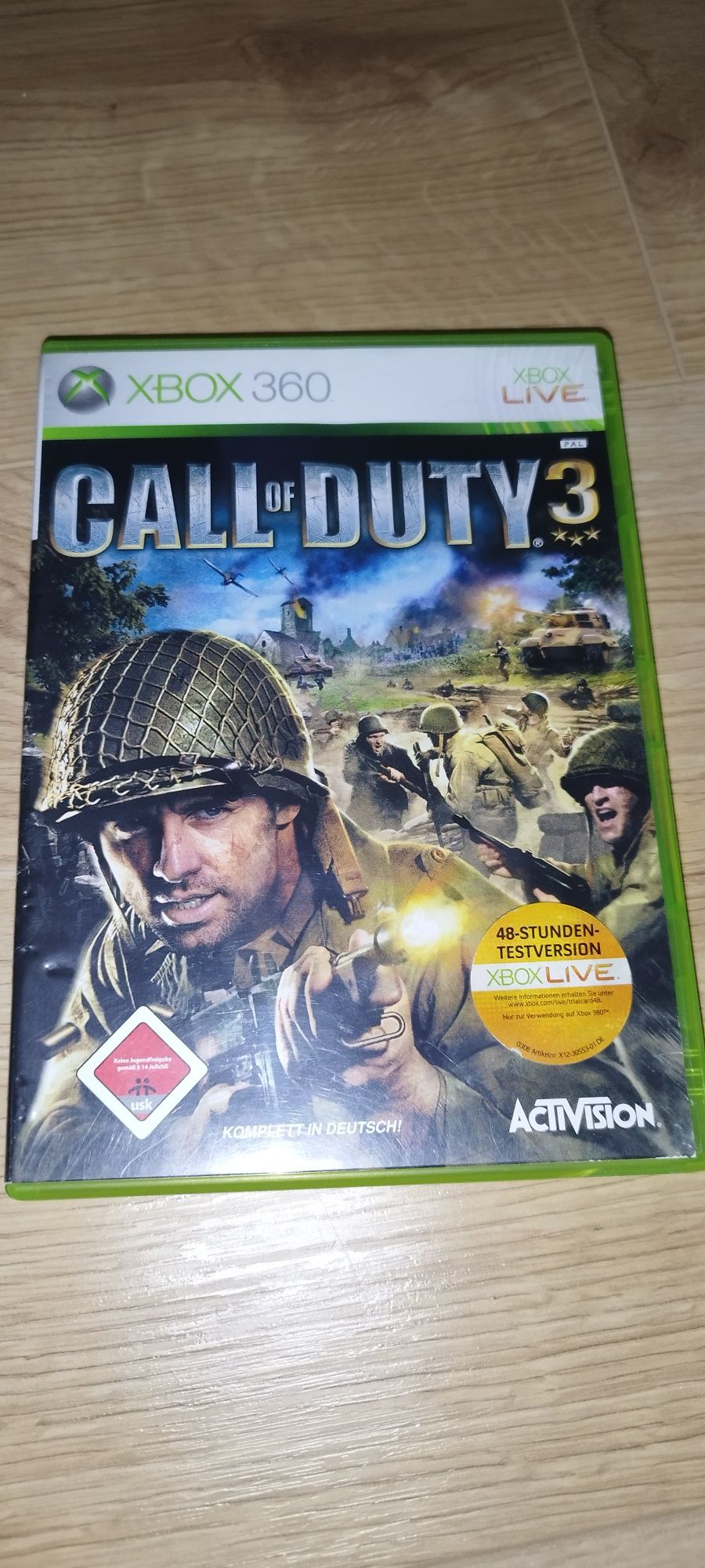 Call Of Duty 3 wersja niemiecka Xbox 360 DE.