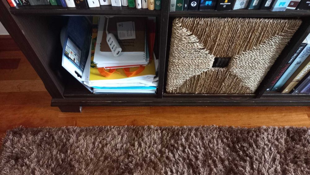 2x Estante livros Ikea preto castanho