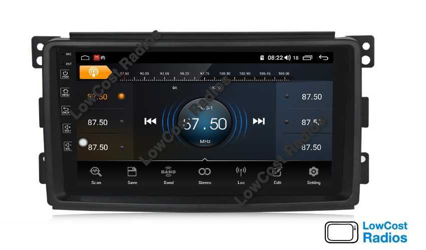 Auto Rádio 9' SMART 451 / W451 | GPS ANDROID Bluetooth USB APPS WIFI