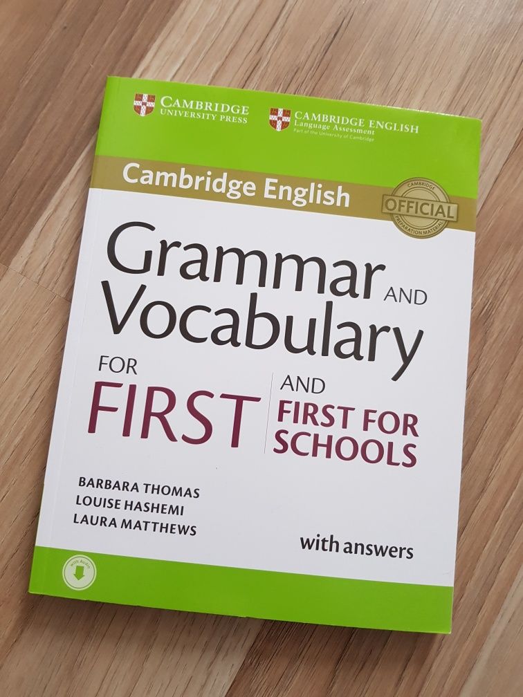 Grammar and Vocabulary for first with answers Cambridge English FCE