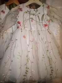 2 x lace bridesmaid dresses children's
