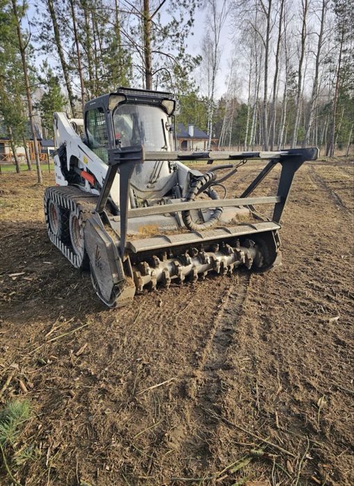 Mulczowanie wgłebne mulczer leśny czyszczenie działek wycinka drzew