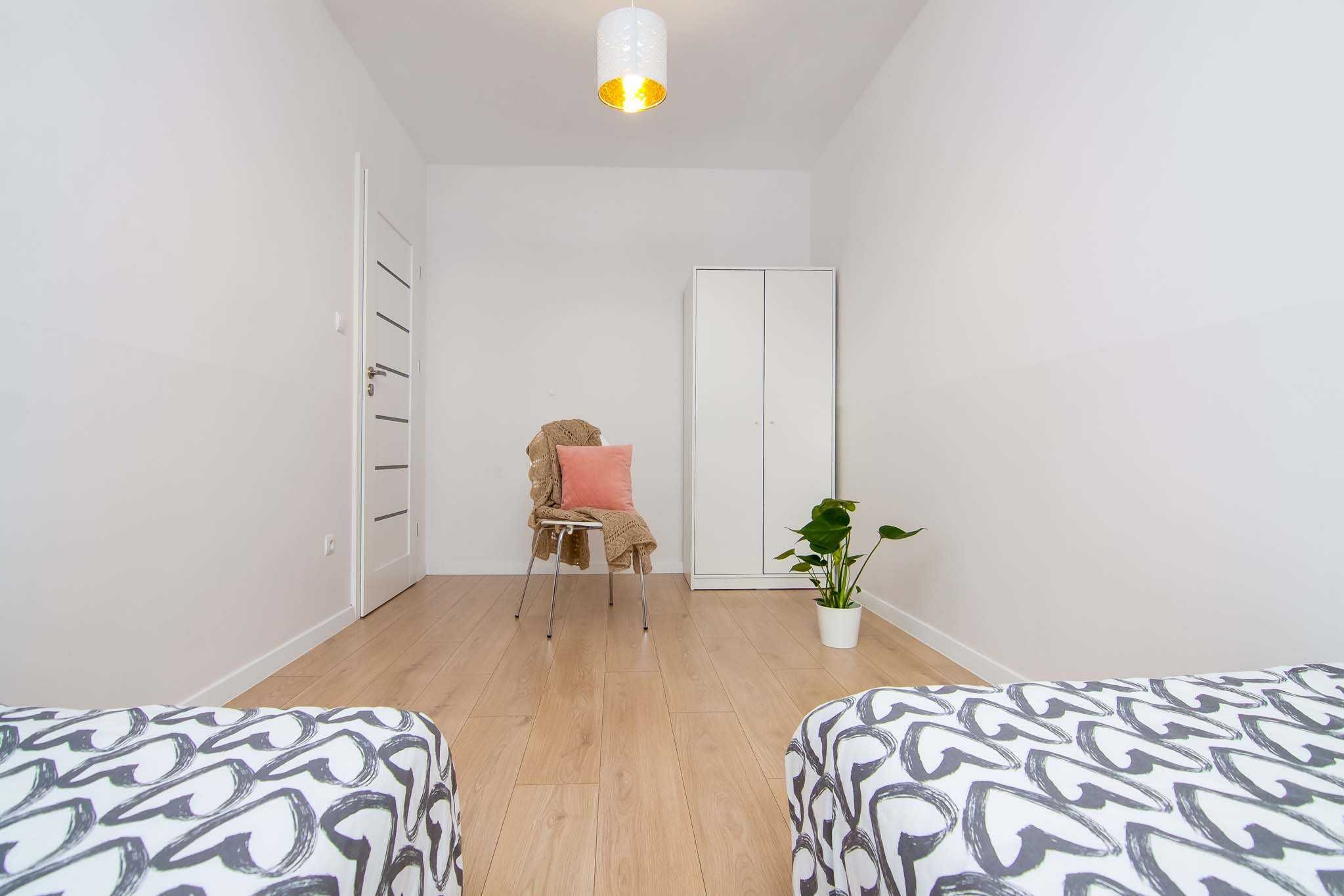Apartament Zachodnia.  Dwie  sypialnie. 70m