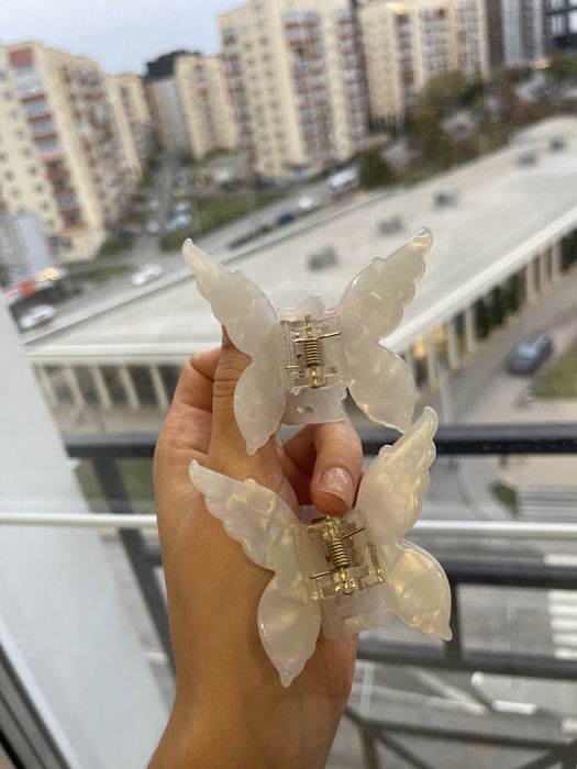 Метелик бабочка заколки Крабик заколка зажим бабка Zara Зара