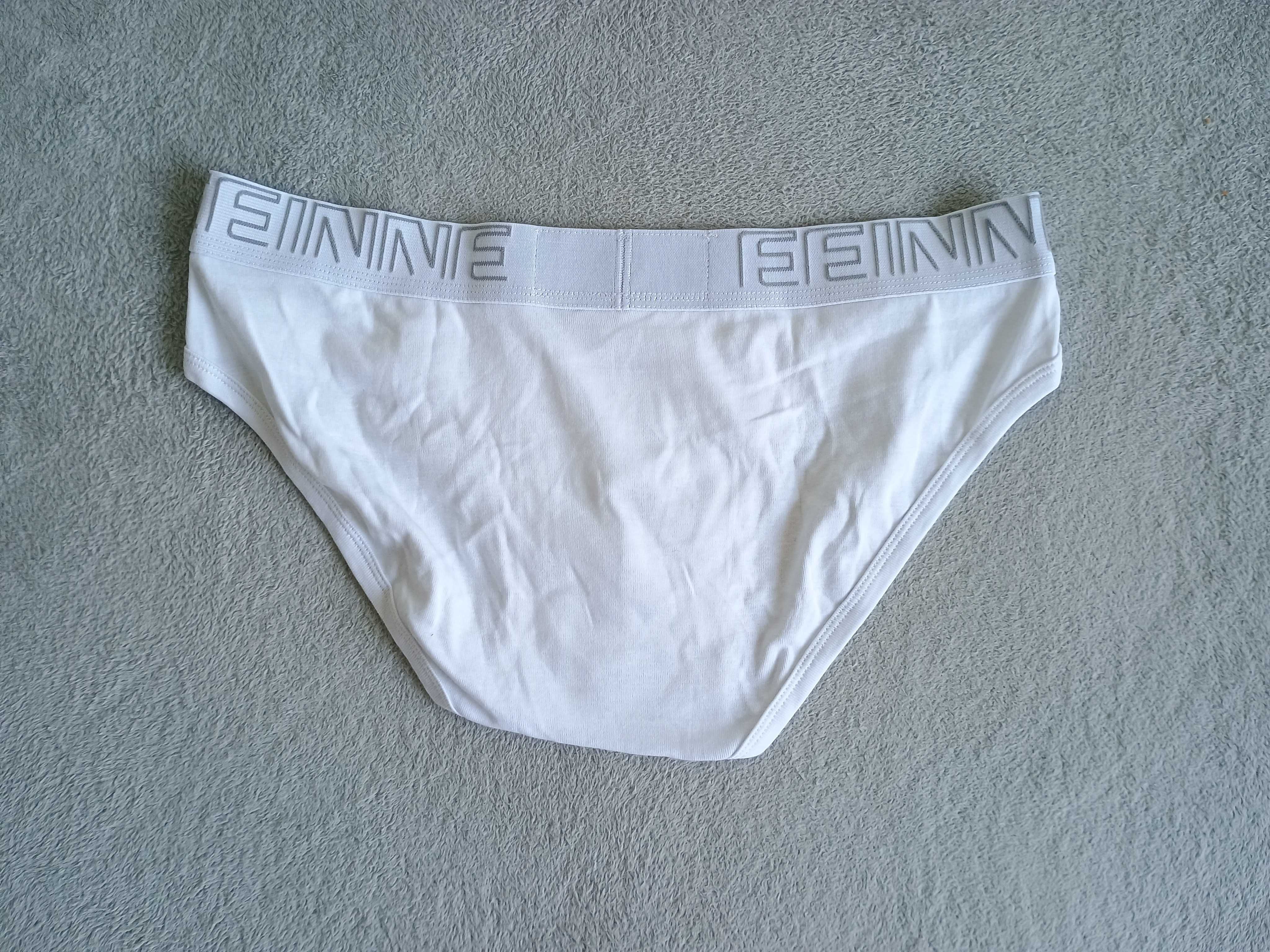 Męskie slipy Seeinner - białe, rozmiar XL