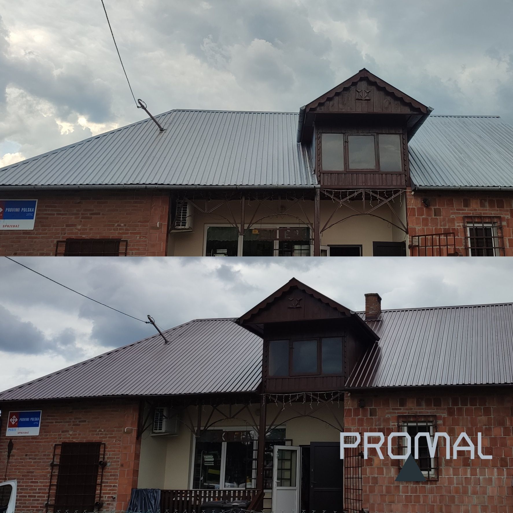 PROMAL Mycie i malowanie dachów, elewacji, kostki, prace wysokościowe