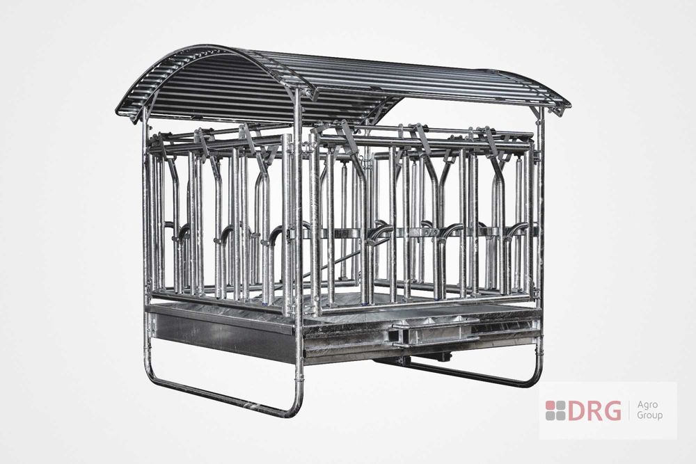 Paśnik łąkowy kwadratowy dla koni, palisadowy, zatrzaskowy dla bydła