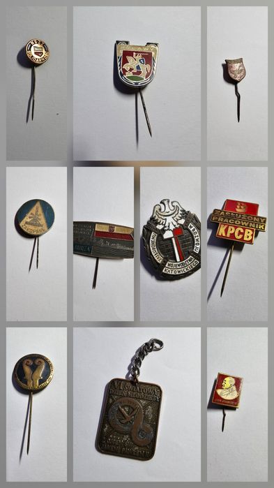 Przypinki całość za 10 zł