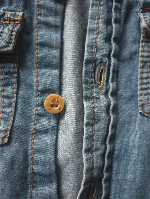 Koszula Jeansowa 104 na guziki
