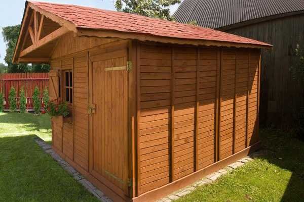 Domek narzędziowy ogrodowy drewniany 3x3 dach dwuspadowy producent A1
