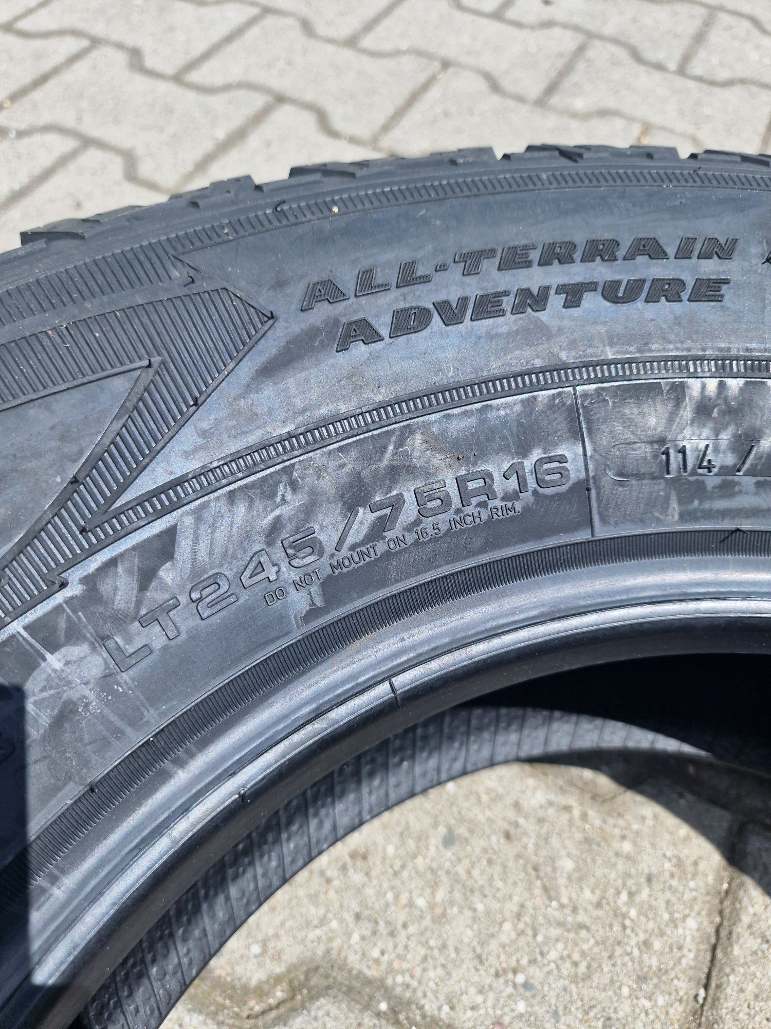 Opony terenowe 245/75r16 goodyear