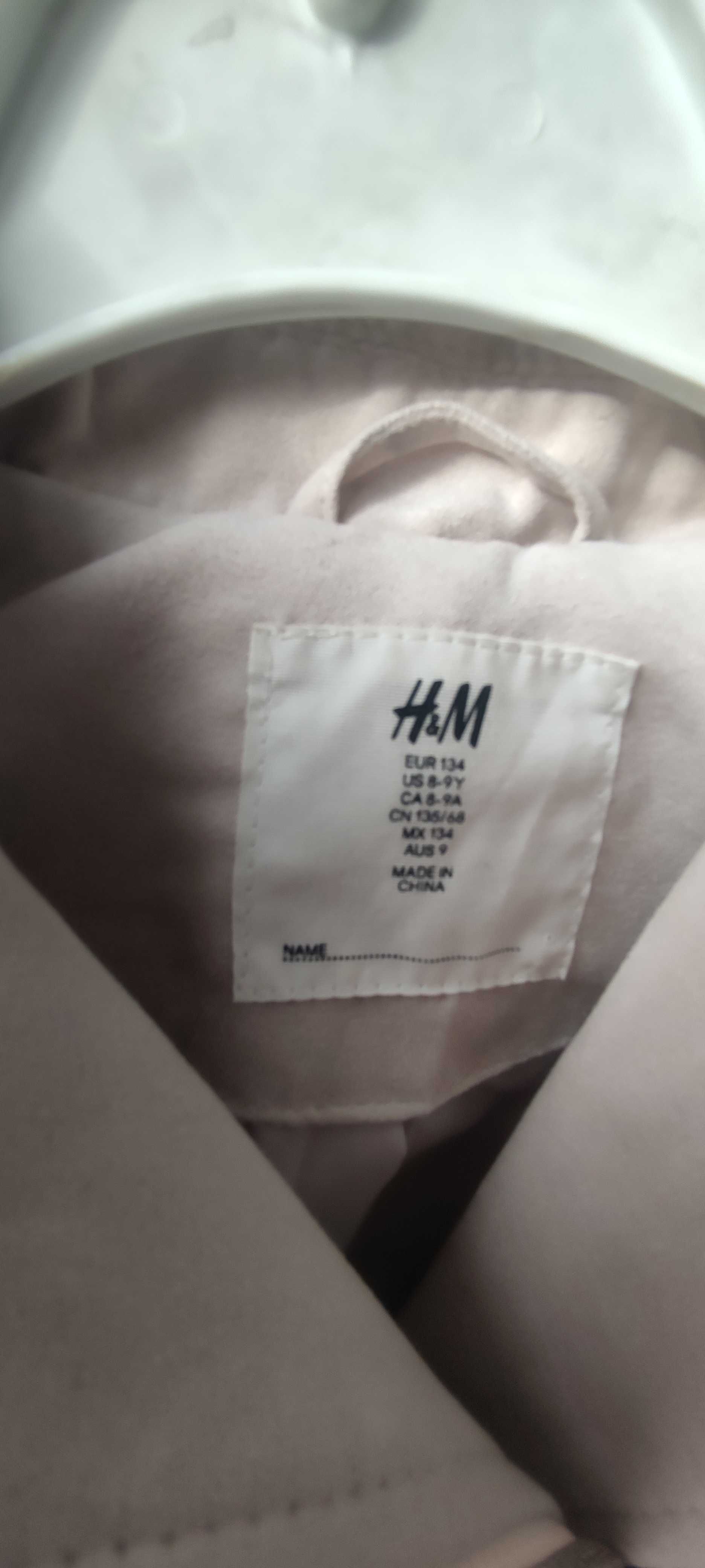 Kurtka bomberka dziewczęca H&M jakNOWA rozmiar 134 (8-9Y)