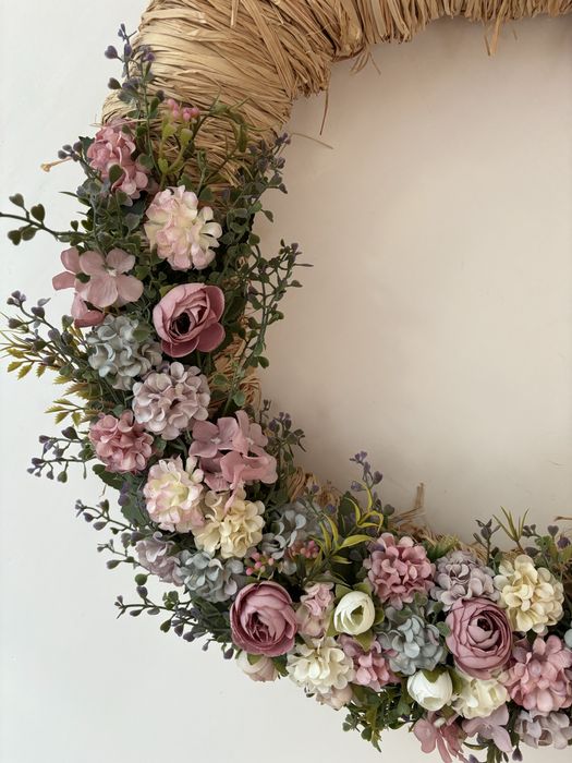 Duzy wianek wieniec recznie pleciony jak Homla Home&you