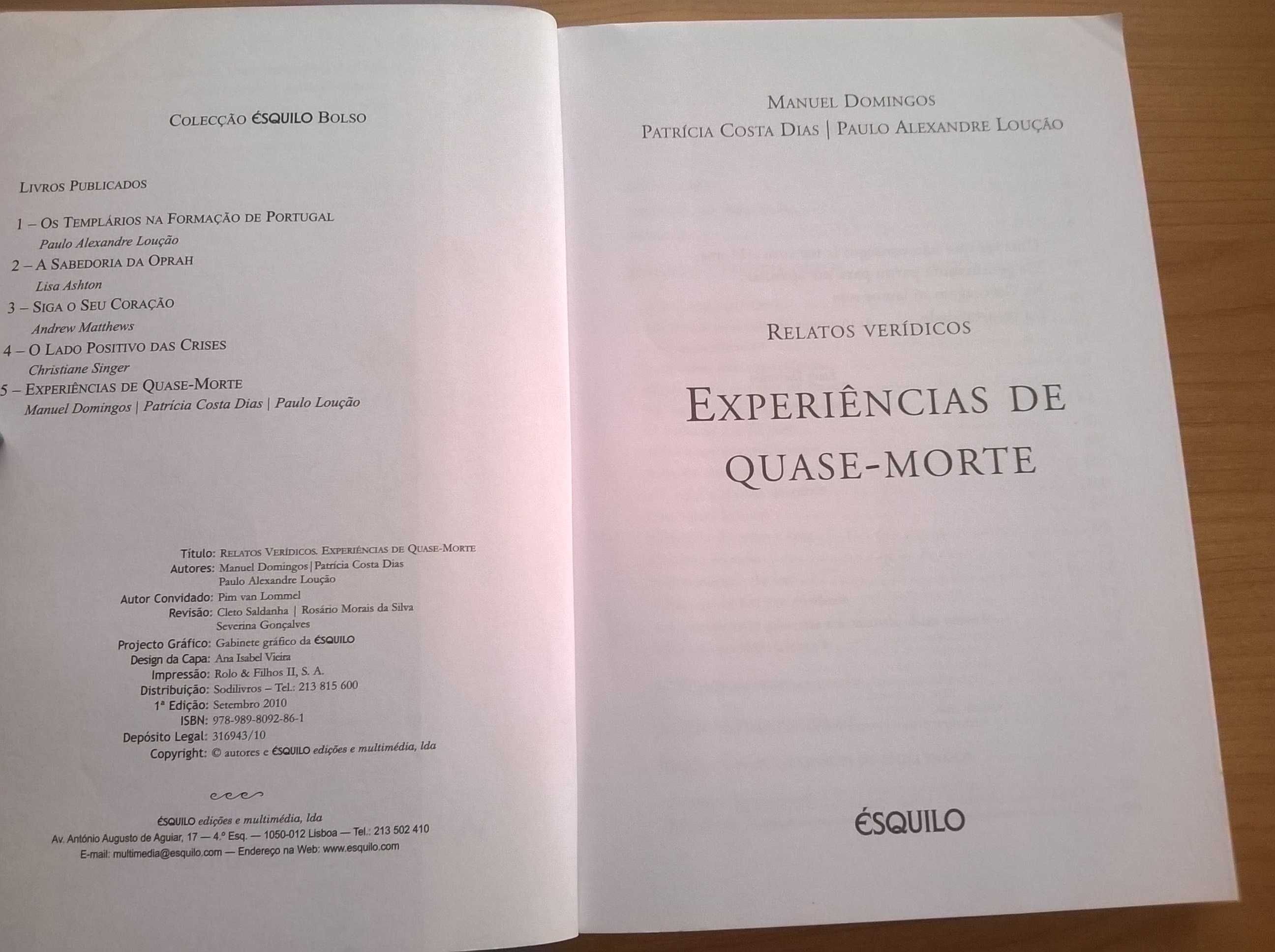 Experiências de Quase-Morte - Manuel Domingos