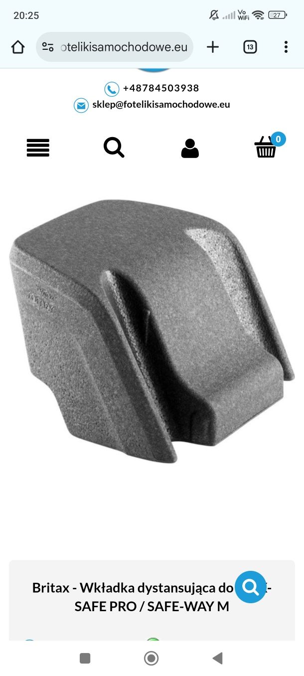 Sprzedam fotelik Britax Römer Safe-Way M 0-36 kg gwarancja