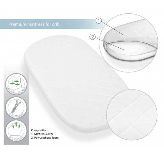 Colchão para berço oval, varios modelos