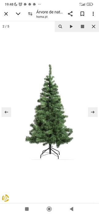 Árvore de Natal grande