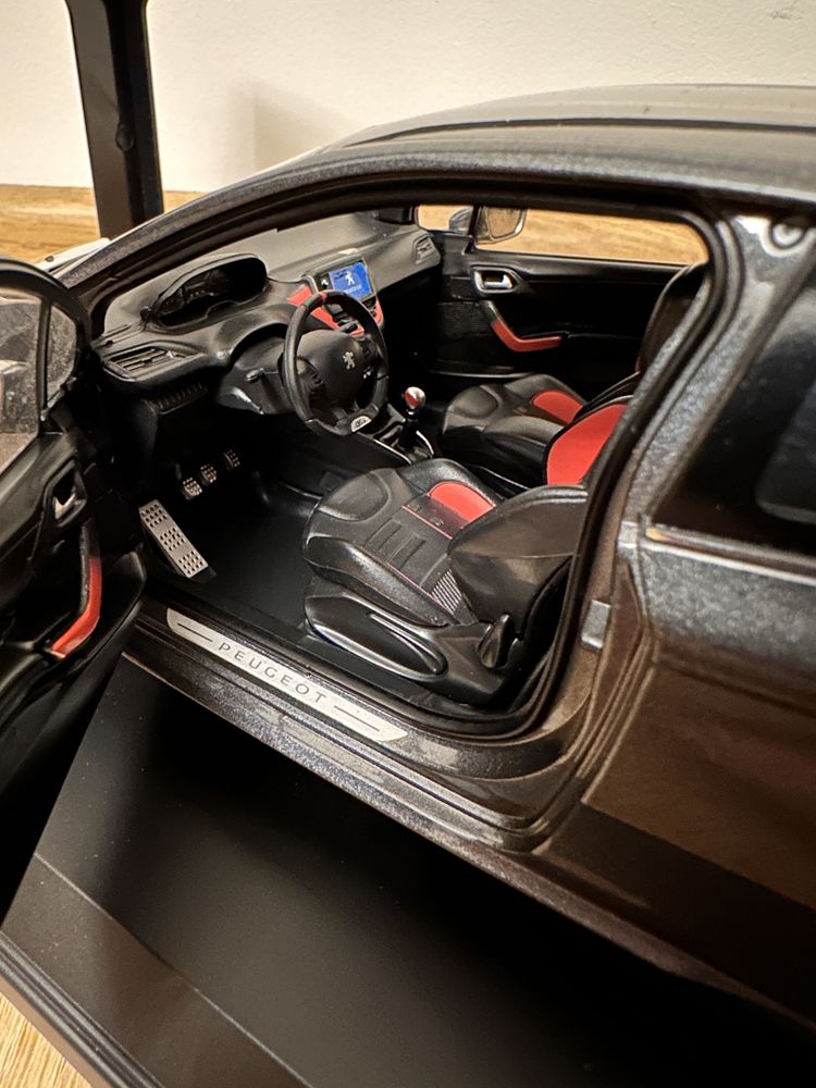 Peugeot 208 GTI 1:18 Norev Limit 500szt! kolor Shark Grey