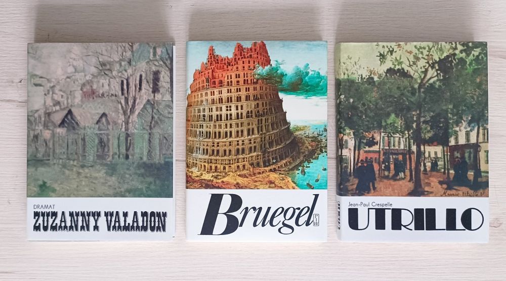Zestaw 3 książek Utrillo Bruegel Dramat Zuzanny Valadon