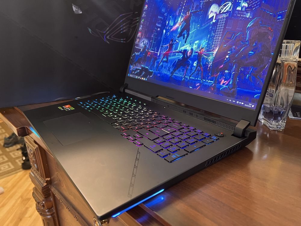 Игровой Asus G733 Qhd 240hz Ryzen 9-7845hx Rtx 4080-12g ddr5-32 ssd 1t