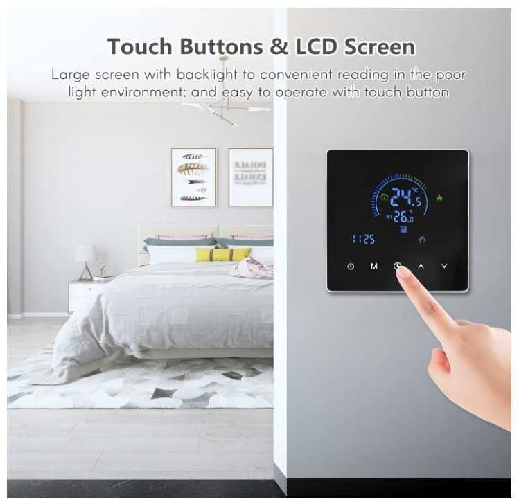 Inteligentny termostat Wifi do wodnego ogrzewania Decdeal