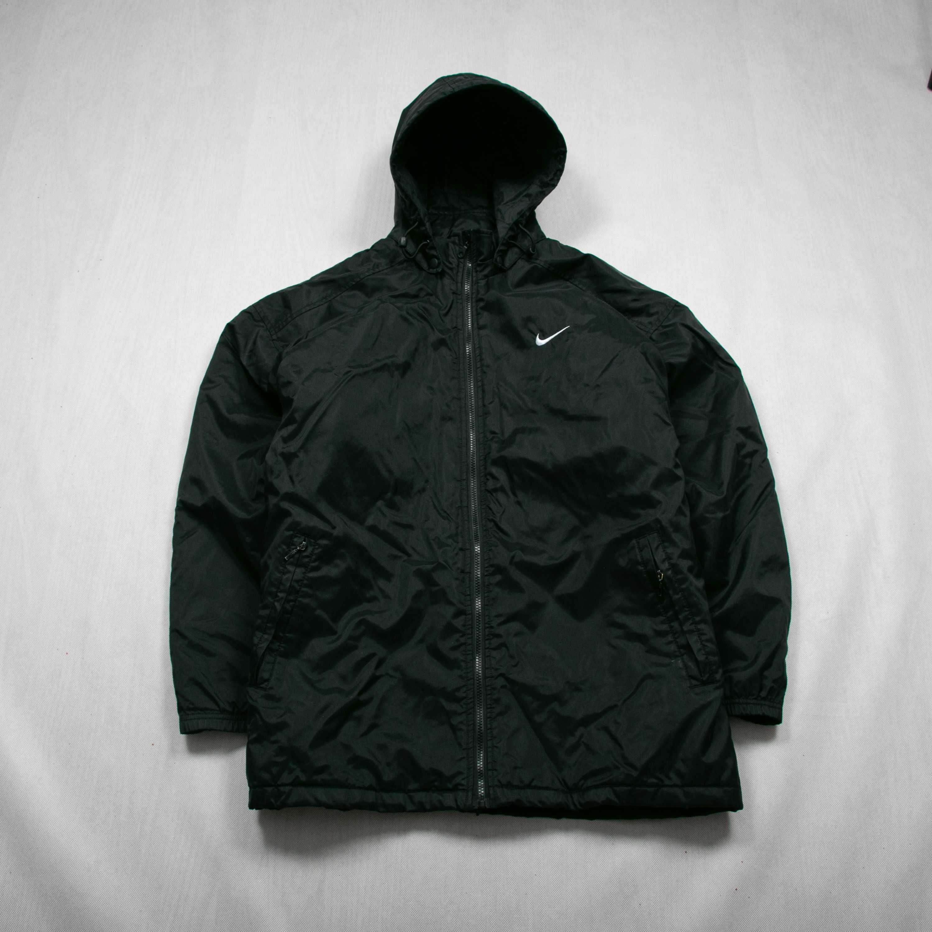 Nike big swoosh vintage jacket kurtka długa XL parka