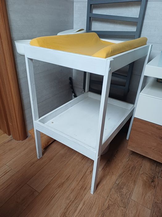Przewijak ikea sniglar i pojemniki onsklig dla dziecka drewniany