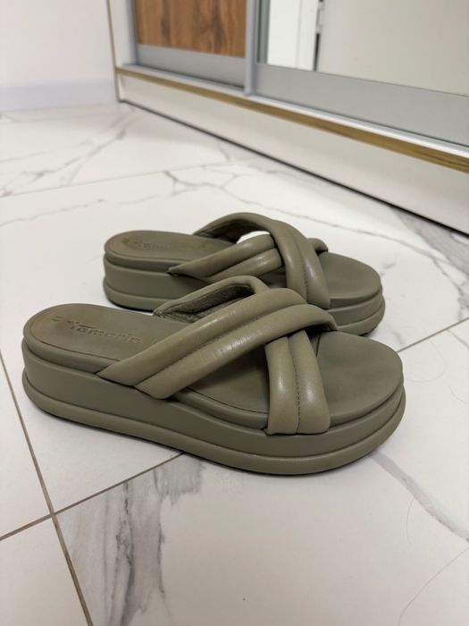 Tamaris шльопанці шкіра натуральна