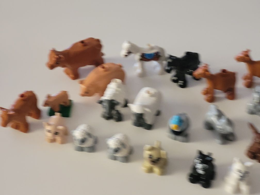 FARMA zwierzęta KROWA KOŃ KOZA Owca PIES KOT oryg  klocki LEGO DUPLO