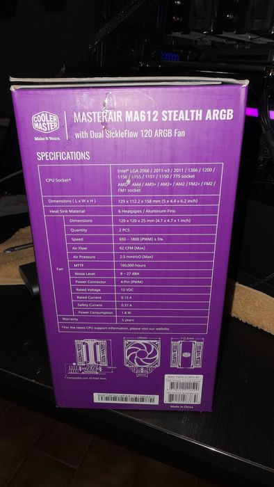 Vendo Coller Master Coller RGB NOVO intel e amd64739999166850124