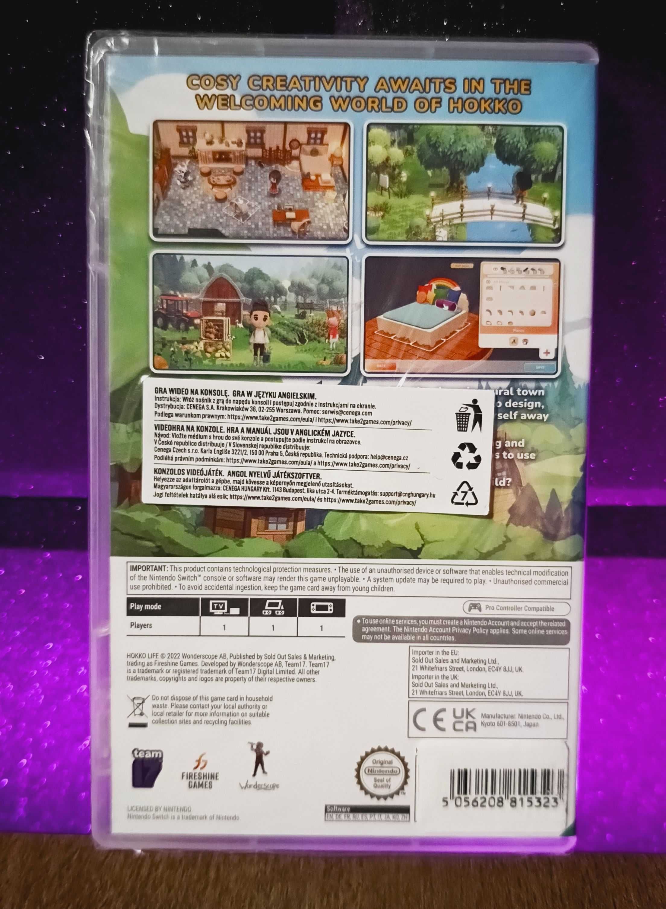 Hokko Life Nintendo Switch - symulator życia na farmie dla dzieci