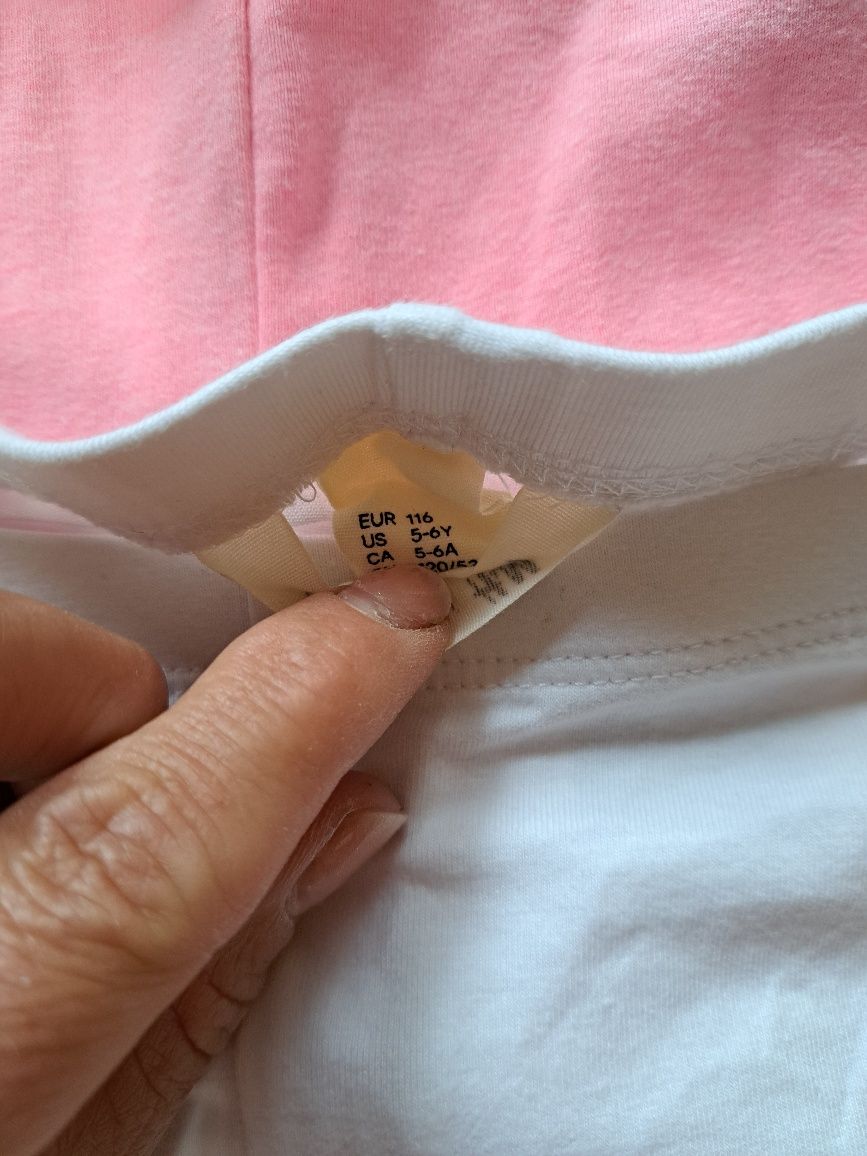 Komplet 110/116 h&m plus getry