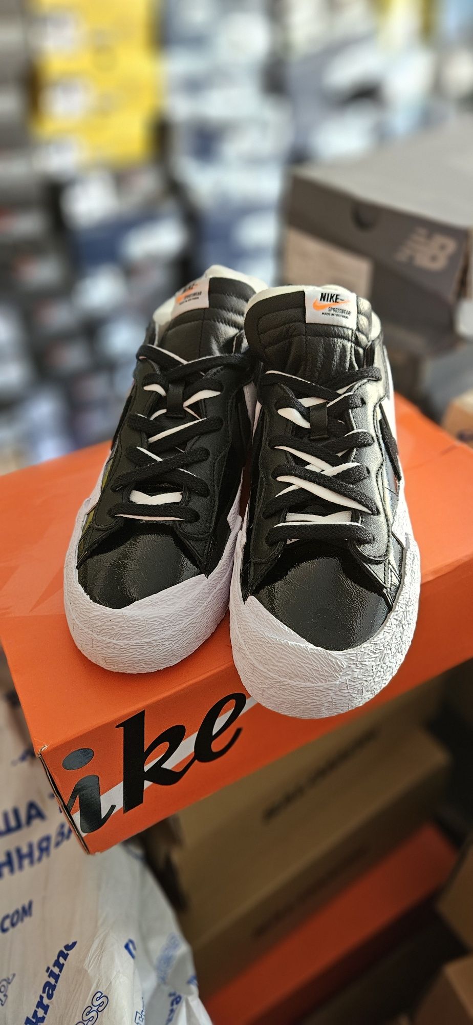 Кеды,кроссовки Nike Blazer/ Sacai. Размер 45