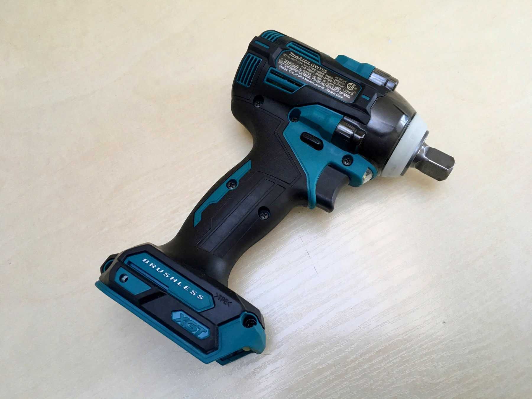 Оригинал Makita GDT01 TD001 Мощный 220Нм Бесщеточный гайковерт 40V XGT