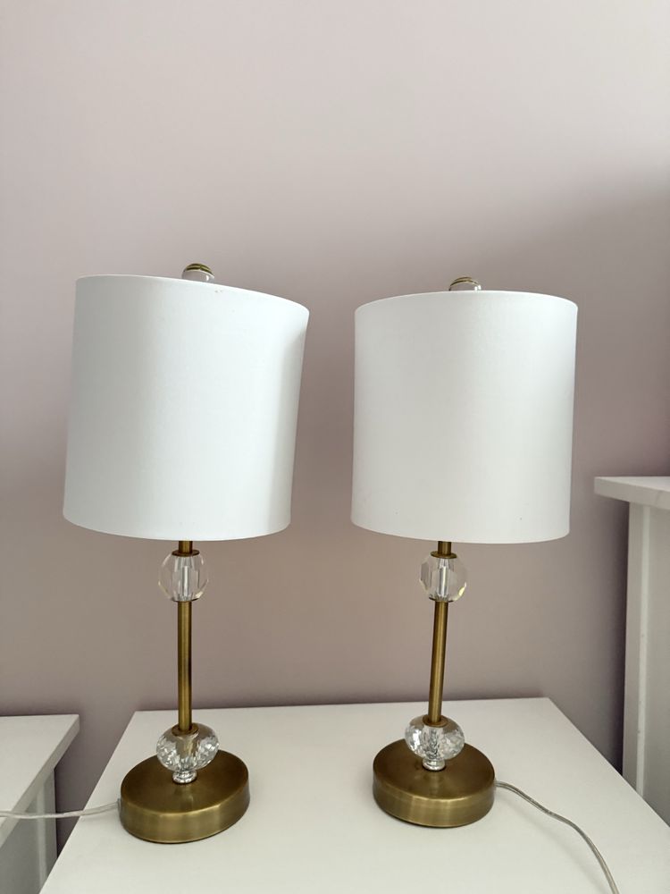 Lampa stołowa - TK Maxx- złota