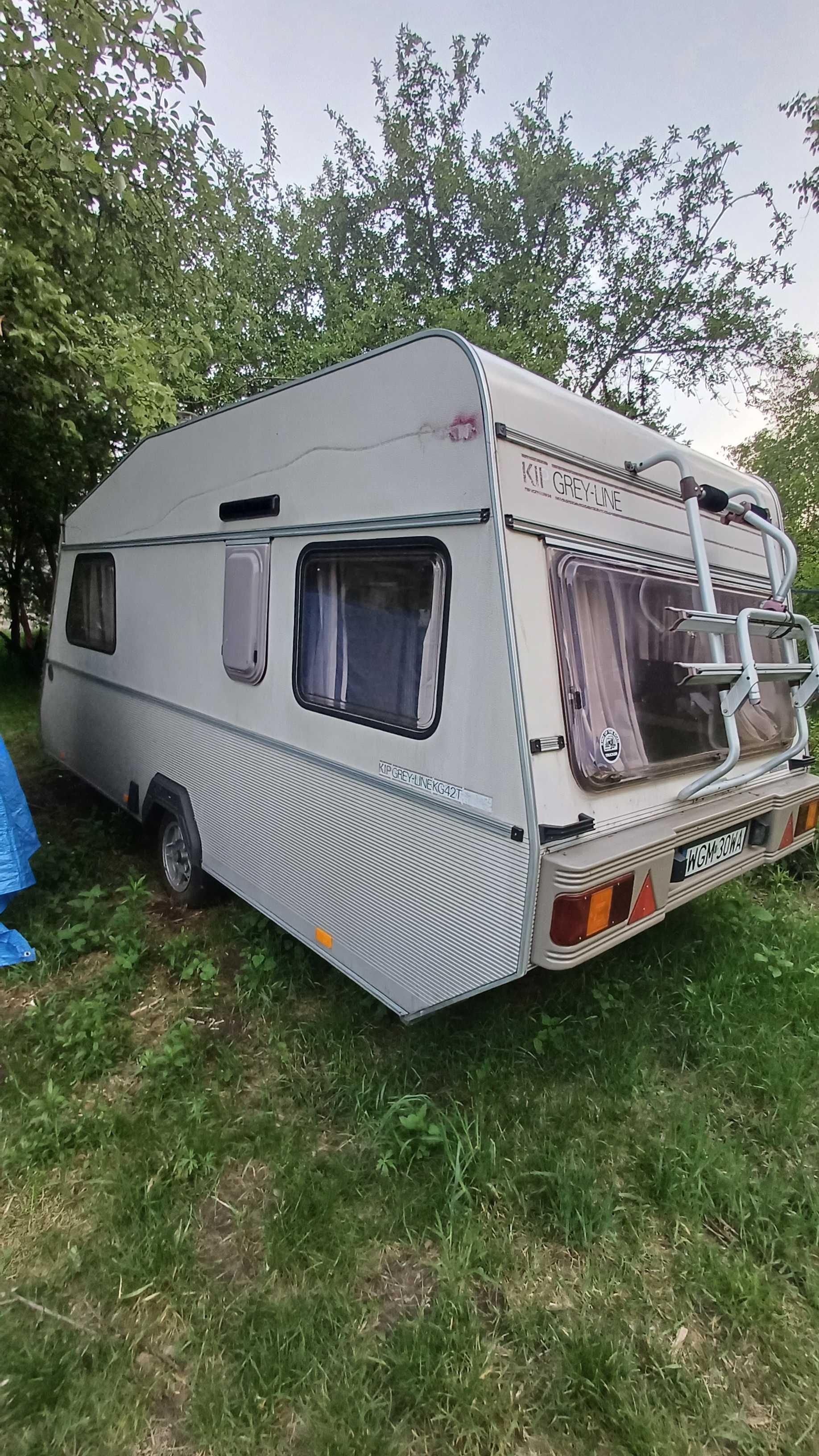 Przyczepa kemping kip kg42t 900kg 1986
