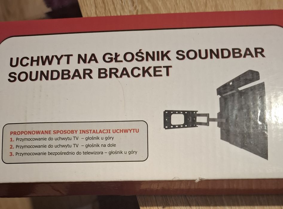 . Sprzedam Uchwyt na głośnik soundbar soundbar bracket.Odbiór osobisty