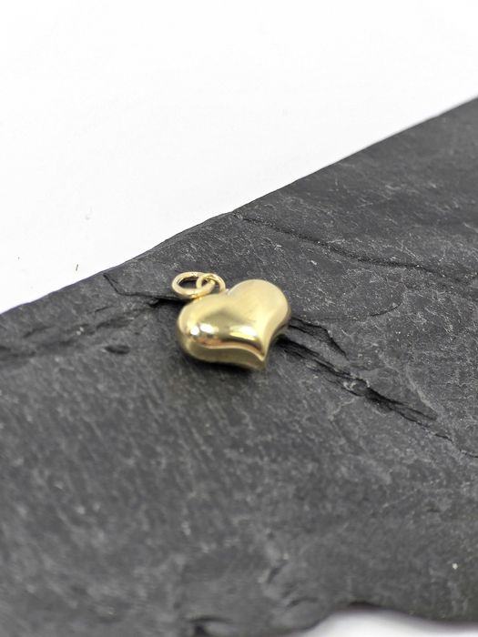 Złota zawieszka serce p:585 w:0,77