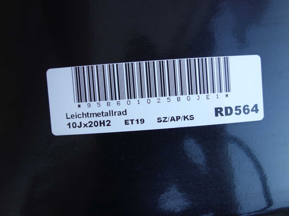 Felgi PORSCHE Macan TURBO GTS SPYDER RS 20''  Czujniki