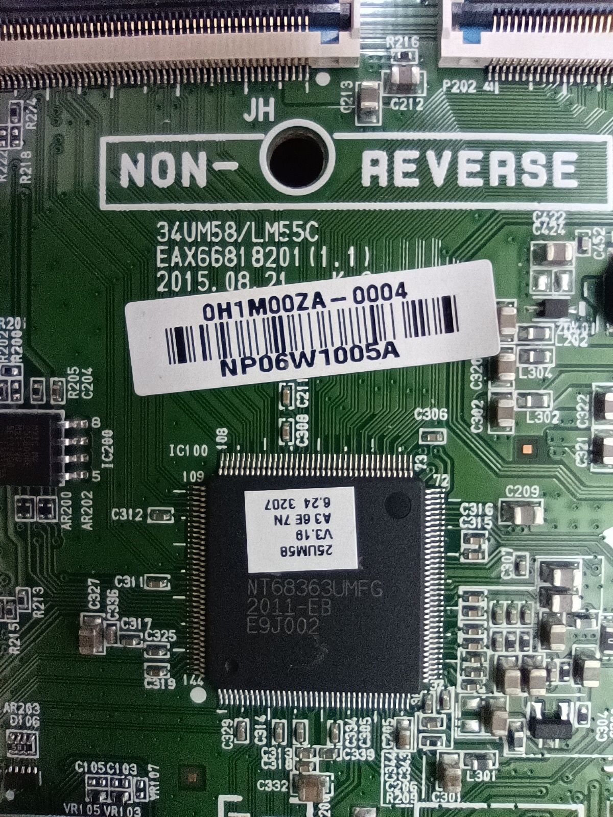 Материнська плата для монитору LG 25UM58 34UM58 LM55C EAX66818201(1.1)