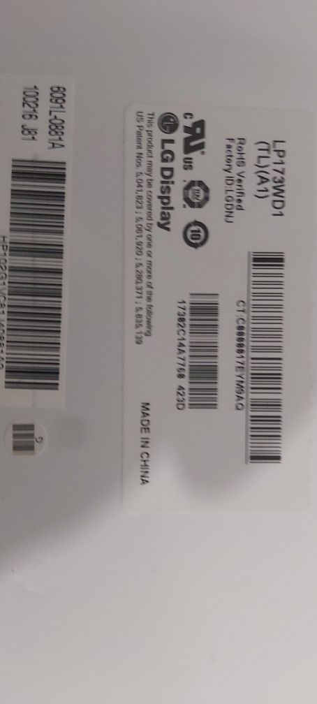 Lvendo ecra P173WD1 TP (E1) Fosco EDP 17.3 polegadas