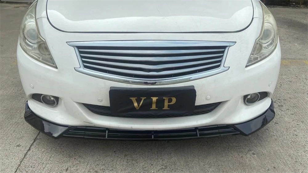 Губа на передний бампер сплитер Infiniti G37 накладка на бампер инфини